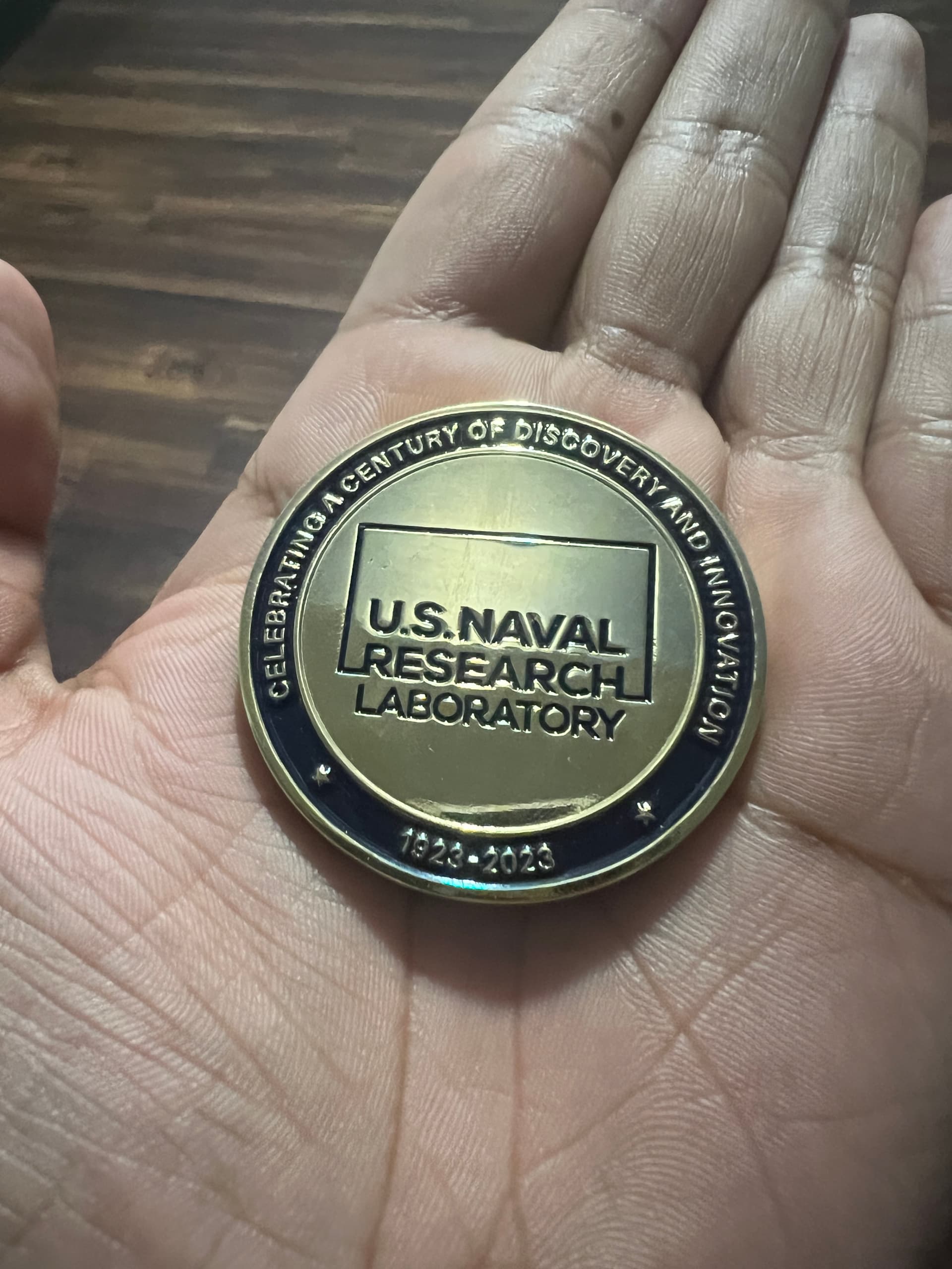 NRL challenge coin for the centennial