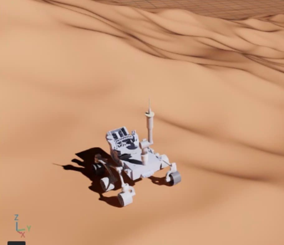 Mars Rover Navigation System Simulation